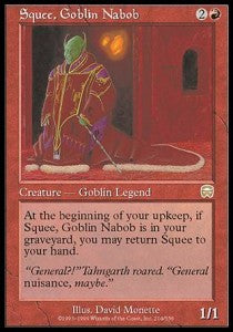 Squee, Goblin-Nabob MMQ-214 Rare Light Played Englisch