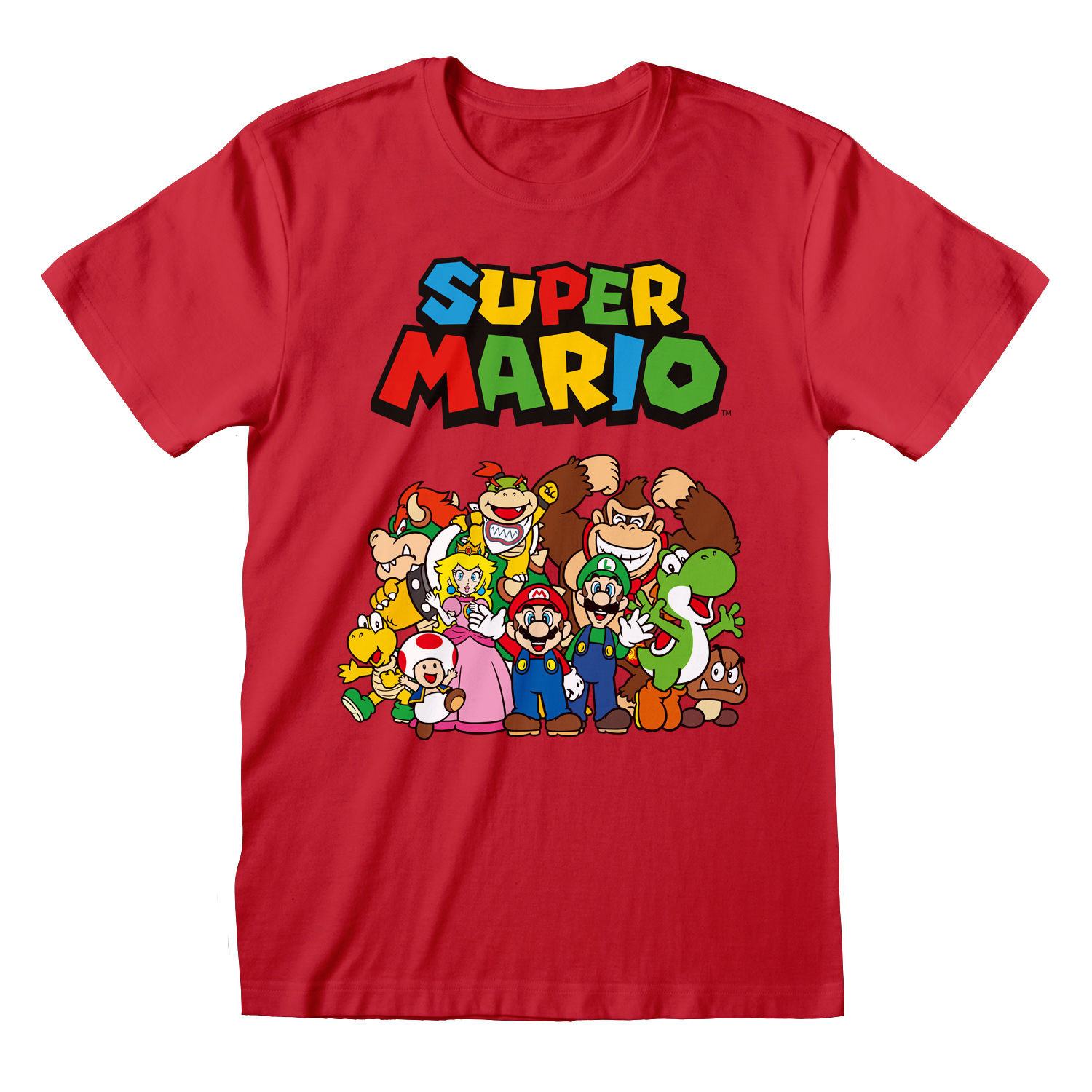 Super Mario T-Shirt Main Character Group - XL