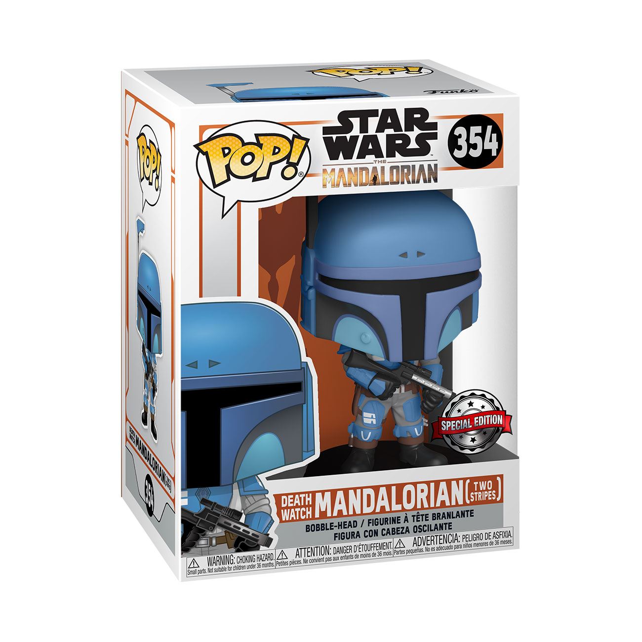 Funko POP! Star Wars The Mandalorian - Death Watch Mandalorian (Two Stripes) #354