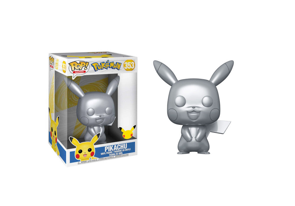 Funko POP! Pokemon - Pikachu Metallic #353 *SuperSized*