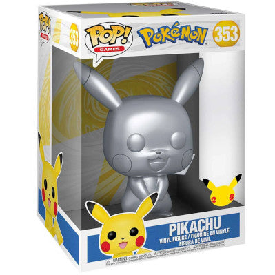 Funko POP! Pokemon - Pikachu Metallic #353 *SuperSized*