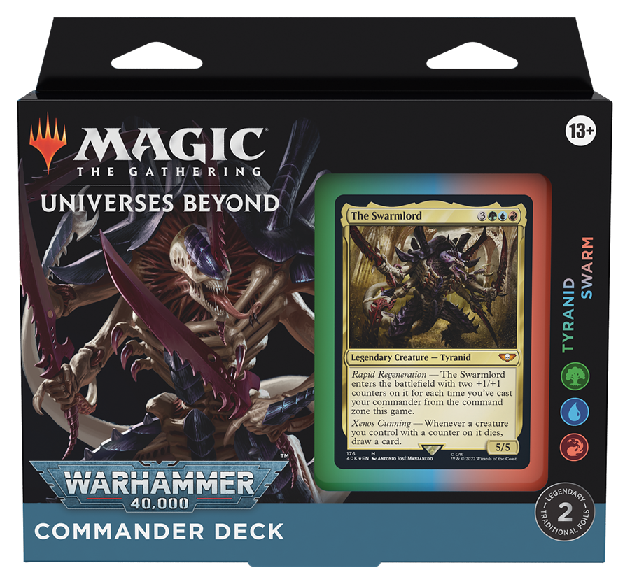 Universes Beyond: Warhammer 40,000 Commander-Deck- Tyranid Swarm - englisch