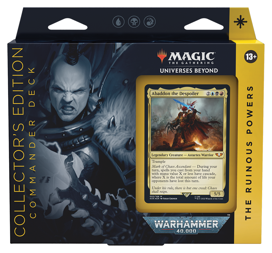 Universes Beyond: Warhammer 4K Commander Deck- Collector´s Edition - The Ruinous Powers - englisch