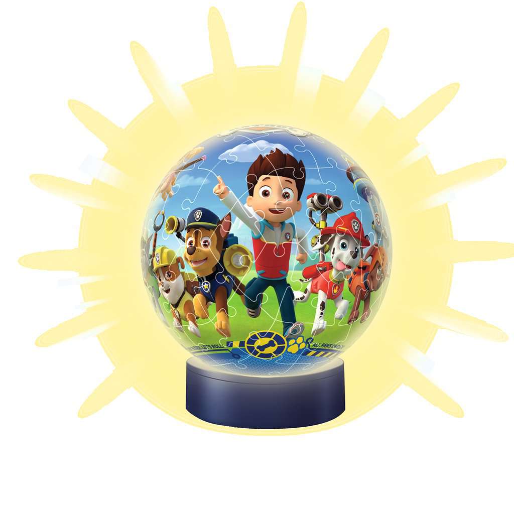 3D Puzzle-Ball - Nachtlicht - Paw Patrol