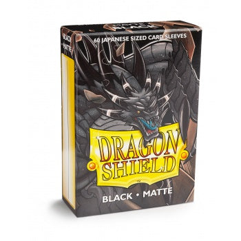 Dragon Shield Small Sleeves - Matte Black (60 Sleeves)