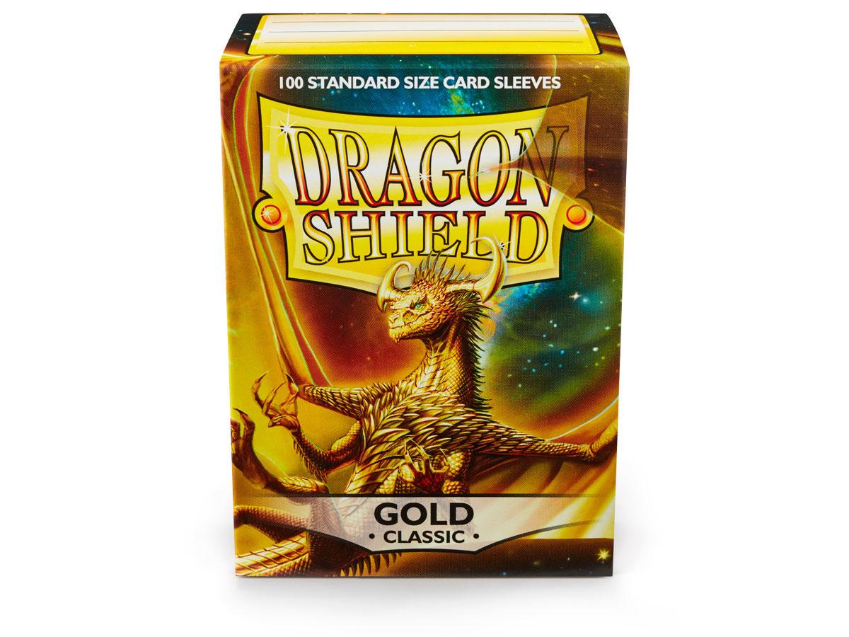 Dragon Shield Standard Sleeves - Gold (100 Sleeves)