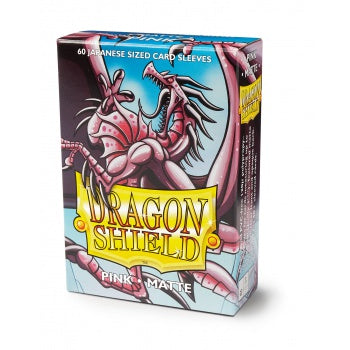 Dragon Shield Small Sleeves - Matte Pink (60 Sleeves)