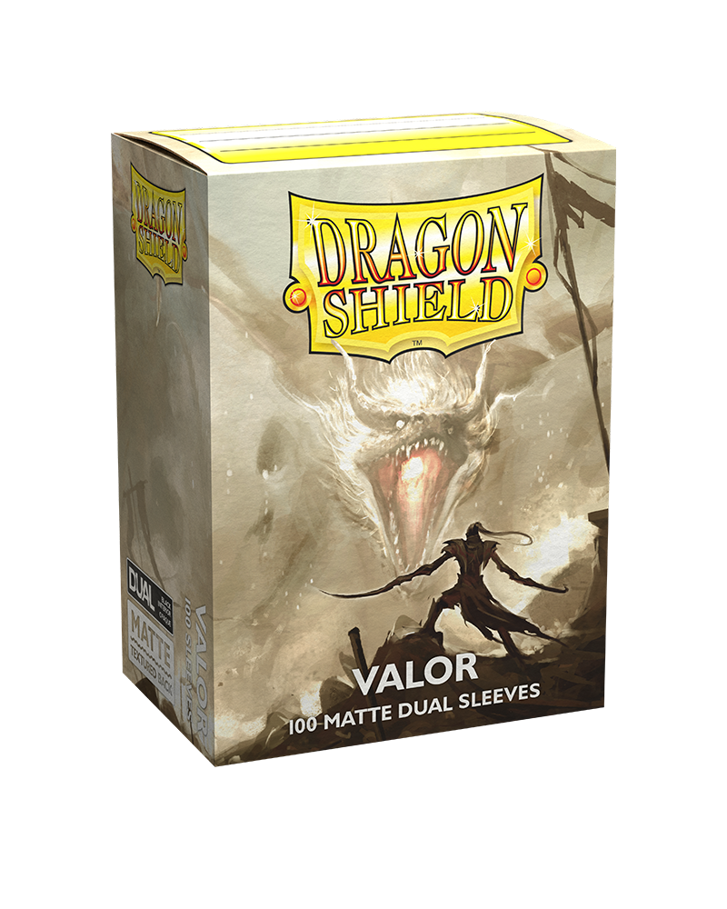 Dragon Shield Standard Size Dual Matte Sleeves - Valor (100 Sleeves)