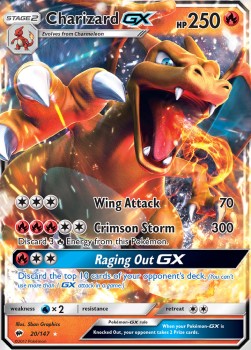 Charizard GX BUS-20 Ultra Rare Excellent Englisch