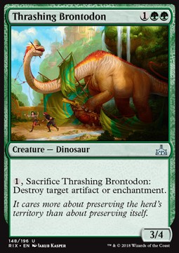 Verwüstendes Brontodon RIX-148 Uncommon Excellent Englisch Foil