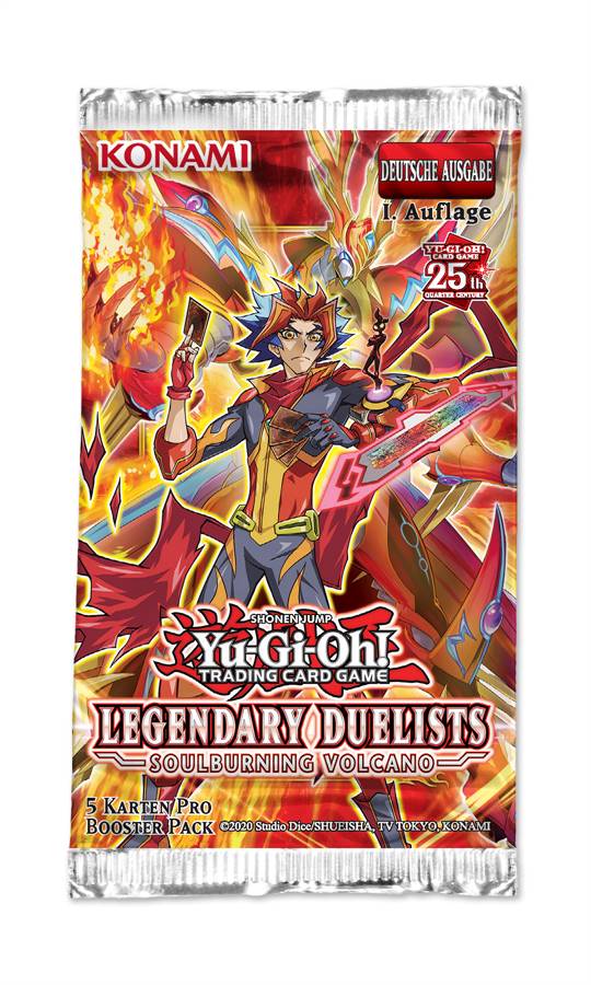 Yu-Gi-Oh! Legendary Duelist Soulburning Volcano Booster - DE