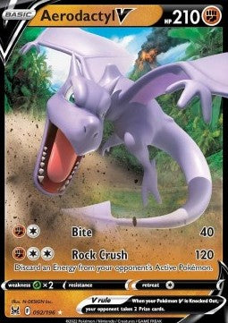 Aerodactyl V LOR-092 Ultra Rare Near Mint Deutsch