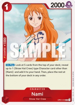 Nami (OP01-016) (V.1) OP01 Rare Near Mint Englisch