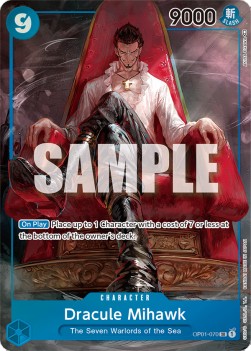 Dracule Mihawk (OP01-070) (V.2) OP01 Alternate Art Near Mint Englisch