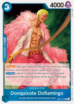 Donquixote Doflamingo (OP01-073) (V.1) OP01 Rare Near Mint Englisch