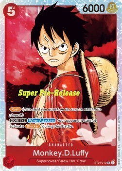 Monkey.D.Luffy (ST01-012) (V.2) ST-01 Super Rare Near Mint Englisch