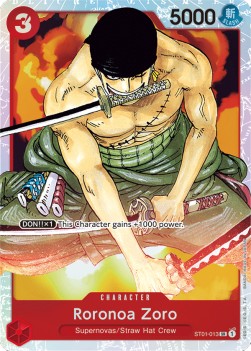 Roronoa Zoro (ST01-013) (V.1) ST-01 Super Rare Near Mint Englisch