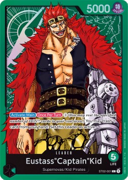 Eustass"Captain"Kid (ST02-001) (V.1) ST-02 Leader Near Mint Englisch