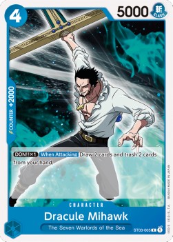 Dracule Mihawk (ST03-005) (V.1) ST-03 Common Good Englisch