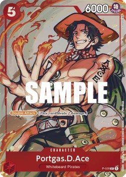 Portgas.D.Ace (P-028) (V.1) P Promo Near Mint Englisch