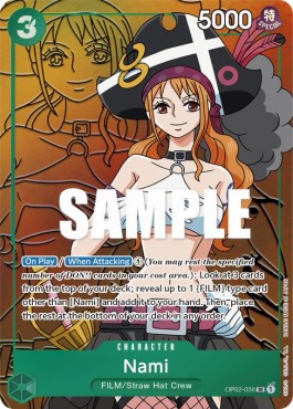 Nami (OP02-036) (V.2) OP02 Alternate Art Near Mint Englisch