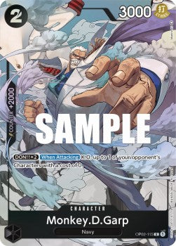 Monkey.D.Garp (OP02-115) (V.2) OP02 Alternate Art Near Mint Englisch