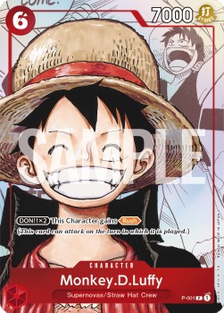 Monkey.D.Luffy (P-001) PB-XX Promo Near Mint Englisch