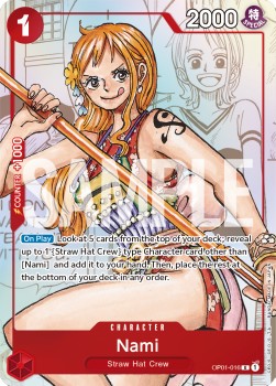 Nami (OP01-016) PB-XX Rare Near Mint Englisch