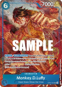 Monkey.D.Luffy (OP02-062) (V.2) OP02 Alternate Art Near Mint Englisch