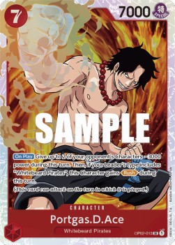 Portgas.D.Ace (OP02-013) (V.1) OP02 Super Rare Near Mint Englisch