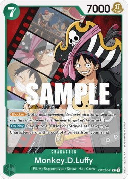 Monkey.D.Luffy (OP02-041) (V.1) OP02 Rare Near Mint Englisch