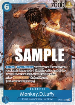 Monkey.D.Luffy (OP02-062) (V.1) OP02 Super Rare Near Mint Englisch