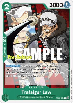 Trafalgar Law (OP02-035) OP02P Common Near Mint Englisch