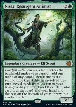 Nissa, Resurgent Animist MAT-22 Mythic Near Mint Deutsch