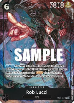 Rob Lucci (OP03-092) (V.2) OP03 Alternate Art Near Mint Englisch