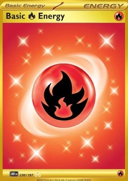 Feuer-Energie OBF-230 Secret Rare Excellent Deutsch