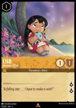 Lilo - Wünscht sich was 1TFC-9 Rare Near Mint Deutsch Foil