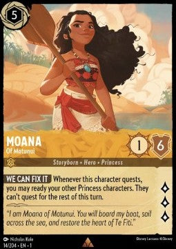 Vaiana - Von Motunui 1TFC-14 Rare Near Mint Deutsch