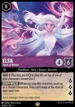 Elsa - Magie des Winters (V.1) 1TFC-42 Legendary Near Mint Deutsch
