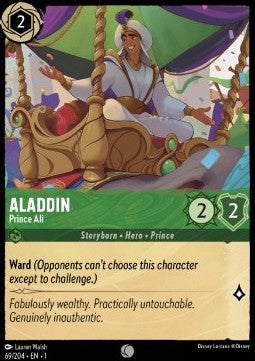 Aladdin - Prinz Ali 1TFC-69 Common Boosterfrisch Deutsch