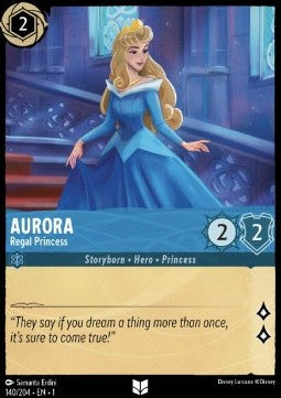 Aurora - Vornehme Prinzessin 1TFC-140 Uncommon Boosterfrisch Deutsch Foil