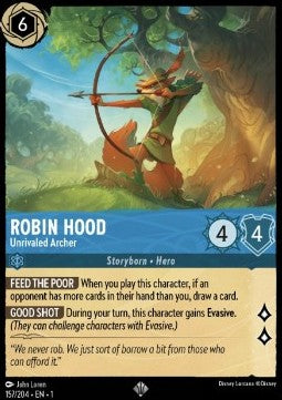 Robin Hood - Unübertroffener Bogenschütze 1TFC-157 Super Rare Near Mint Deutsch