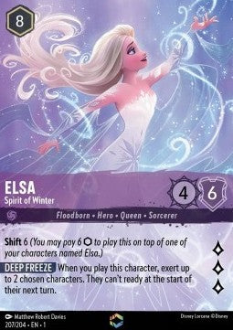 Elsa - Magie des Winters (V.2) 1TFC-207 Enchanted Near Mint Deutsch Foil