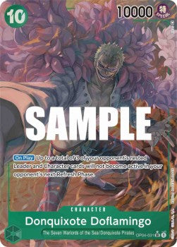 Donquixote Doflamingo (OP04-031) (V.2) OP04 Alternate Art Near Mint Englisch