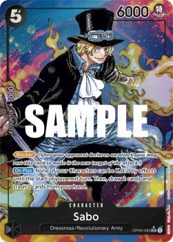 Sabo (OP04-083) (V.2) OP04 Alternate Art Near Mint Englisch