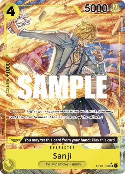 Sanji (OP04-104) (V.2) OP04 Alternate Art Near Mint Englisch