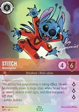 Stitch - Scheusal PR1-21 Promo Near Mint Deutsch Foil