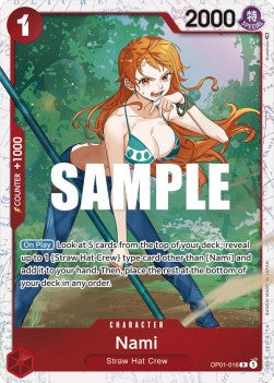 Nami (OP01-016) ST-10 Rare Near Mint Englisch