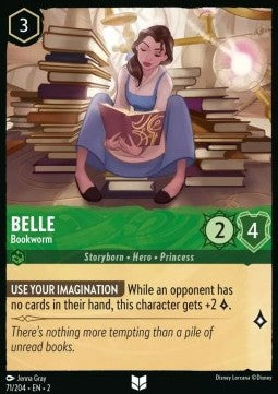 Belle - Bücherwurm 2ROF-71 Uncommon Boosterfrisch Englisch