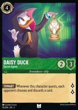 Daisy Duck - Geheimagentin 2ROF-76 Uncommon Boosterfrisch Englisch Foil